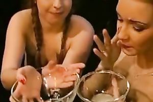 These cock crazed strumpets have a powerful desire to be fed with cum