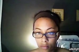 Lustful cutie shows off her large bazookas on the cam