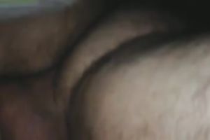 My corpulent wife lets me fuck her creamy snatch from behind