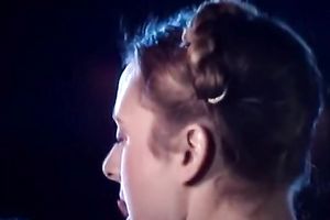 Dirty brunette hair student receives golden shower after hardcore fuck session