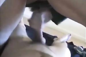 Nasty and hawt white girlfriend with large boobies rides my beefy shaft