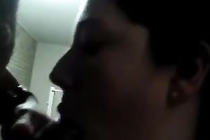 Cute breasty white bimbo screwed in the face hole and facialized