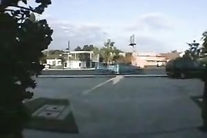 My dick-hungry dark GF works on my dark wood behind the corner