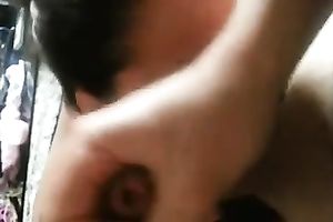 Brunette girlfriend likes swallowing cum right after oral sex