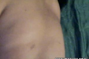 Amazing POV scene with 2 Filipinas getting screwed in FFM movie