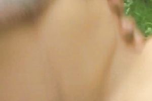 Pigtailed golden-haired Alana receives screwed by an mature man in a forest