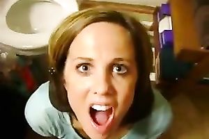 White honey acquires gangbanged in her hawt and miniature throat