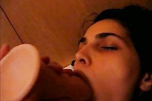 This unthinkably slutty dark brown knows how to give astounding fellatio