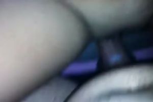 My perverted girlfriend can't live without when I team fuck her constricted fur pie from behind