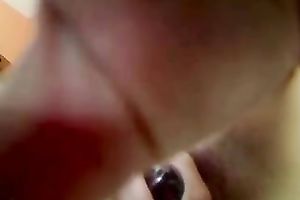 My skinny playgirl entertains herself by toying her soaked wet crack