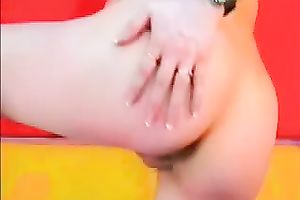 Hot youthful white chick is preggy and so seductive on livecam