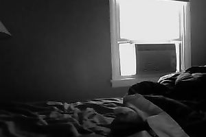 Homemade solo vid with me stripping and masturbating my bawdy cleft