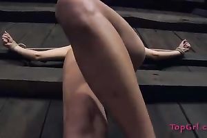 Small tittied nympho lets her female-dominant castigate her thrall