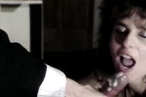 Handsome fellow eating breathtaking blondie's hairy cookie and rectal hole