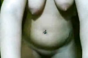 Cute big beautiful woman Latina cam girl shows me her large wazoo and saggy love muffins