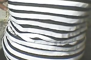 This Asian chick is not enthusiastic about showing her mangos