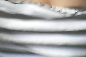 This Asian chick is not enthusiastic about showing her mangos