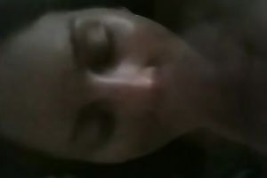 Shy and hot dilettante teen girlfriend getting facialized