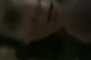 Shy and hot dilettante teen girlfriend getting facialized