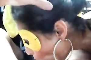 Amateur milf lalin girl colleague in my car engulfing and fucking