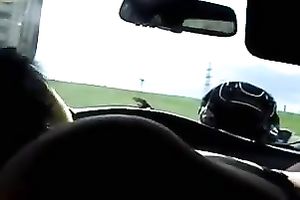 Amateur milf lalin girl colleague in my car engulfing and fucking