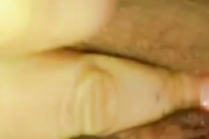 Close up homemade movie scene with me rubbing my moist bald crotch