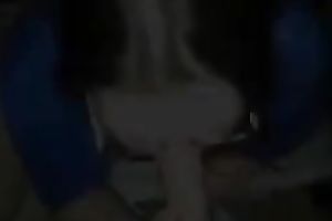 My dark-haired lover sucks my prick and lets me smash her coochie