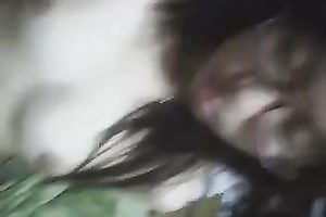 Geek and slender Asian GF receives group-fucked in her pussy by a ally