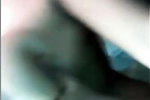 Fingering my breasty brown skin playgirl from behind on cam