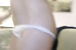 Sensational dark brown legal age teenager sweetheart having wild anal sex on livecam