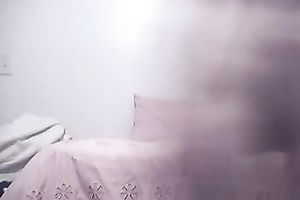 Four eyed nerdy playgirl is fucking herself with her sextoy