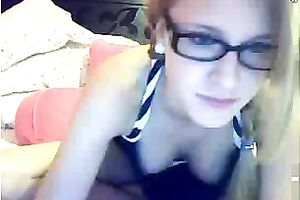 My slim coed flashes her natural melons during the time that we talk in livecam chat