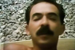 Light haired sexy tramp attacked lengthy cock of freaky stud right on stone riverbank