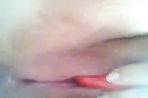 My ex girlfriend toying her cum-hole to agonorgasmos in hardcore solo