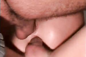 Horny redhead honey acquires team-fucked hard in the gym