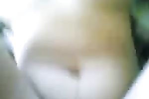 Busty brunette hair sweetheart with large natural melons and shaggy twat acquires fat ejaculation on her abdomen