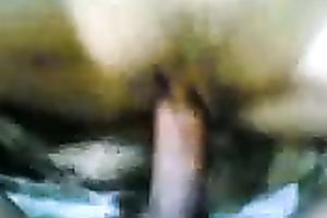 Busty brunette hair sweetheart with large natural melons and shaggy twat acquires fat ejaculation on her abdomen