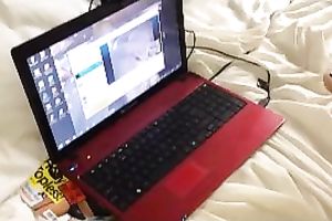 Homemade solo with my lover toying her muff indoors