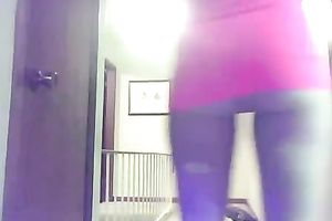 Tight blond legal age teenager teasing in her hooker outfit