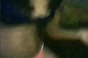 Attractive black-haired cutie flashes her elastic bra buddies on cam