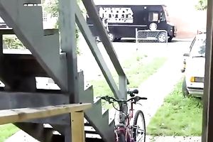 Playful blond hottie with well stacked body masturbates with a vibrator