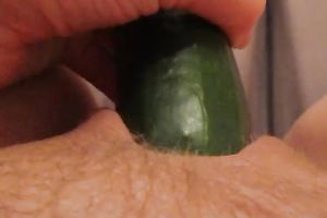 I love to fuck myself with cucumber when I am home alone