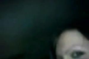 Dark-haired doxy makes me groan with joy as that babe sucks my knob