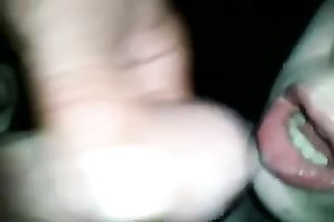 My cum-hungry GF milks my schlong dry in her throat in POV movie scene