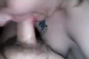 Dirty older white whore desperately blowing my weenie