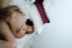 Hispanic trollop with giant tetas is into having sex in missionary position