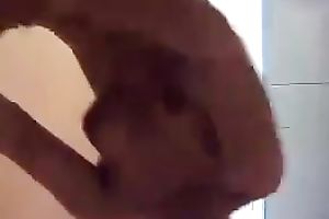 Hot hottie in the locker room with worthwhile large mounds changes garments