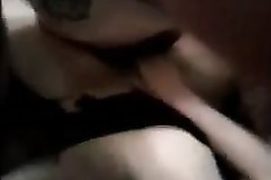 My tattooed cheating wife can't live without it when I take the reins and gangbang her from behind