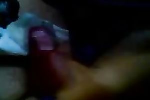Latina brown skin girlfriend is playing with my penis in my car