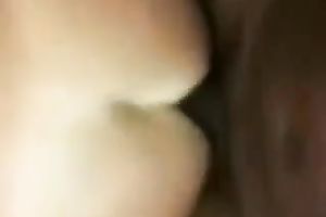 Just my hot dark neighbour skillfully gaping my dark hole